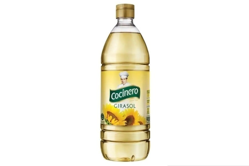 Aceite de girasol libre de gluten, marca Cocinero,