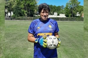 Charly Cometto y el "Negro" del Predo. Una dupla futbolera con mucha historia, hoy en El Quillá.