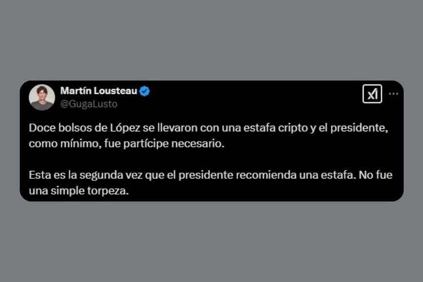 Martín Lousteau, senador nacional de la Unión Cívica Radical.