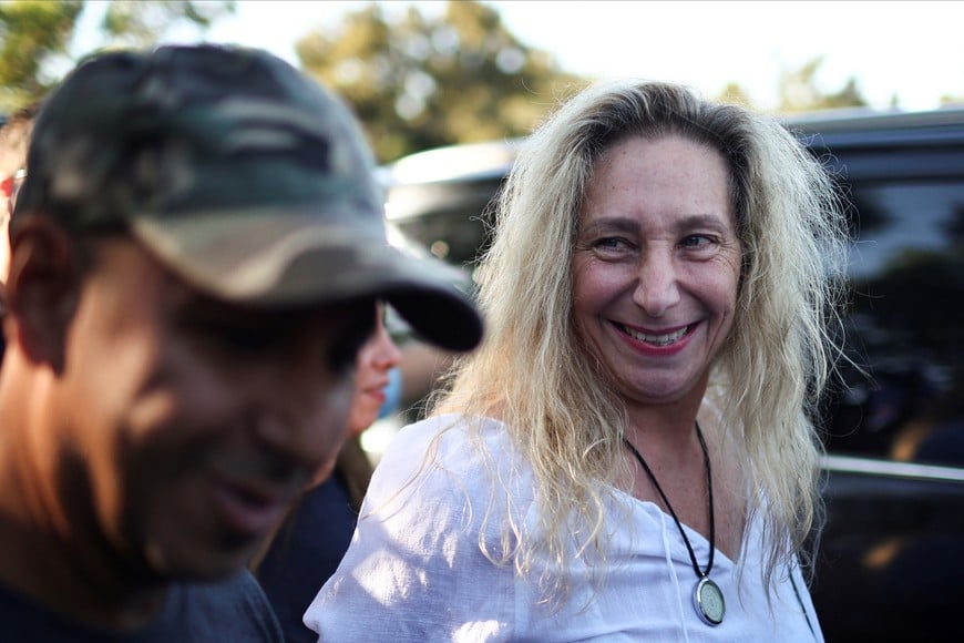 Argentina's General Secretary of the Presidency Karina Milei arrives at an affiliation event of the ruling party, La Libertad Avanza, in Buenos Aires, Argentina February 16, 2025. REUTERS/Agustin Marcarian