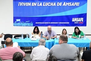 Amsafe definió un plan de lucha que incluye un paro de actividades. Crédito: Flavio Raina.