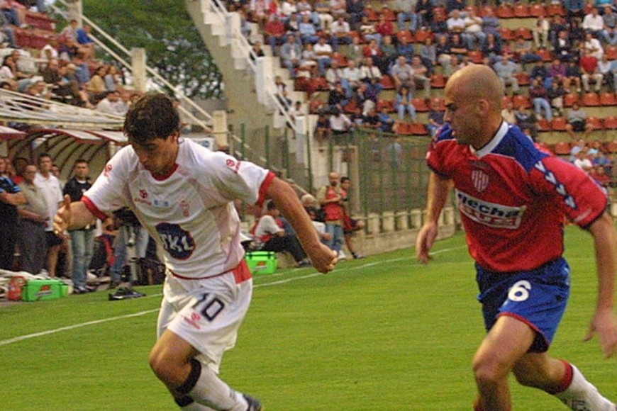 Desvaux con la camiseta de Unión en 2002.