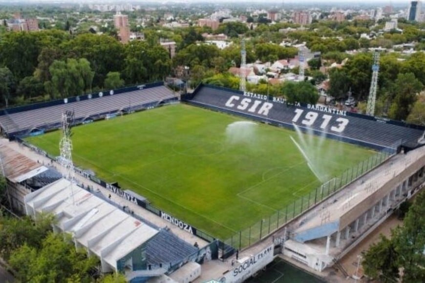 Estadio de Independiente Rivadavia, donde Unión jugará este lunes desde las 21.15.