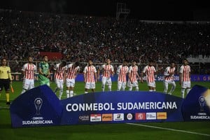 Unión en su última presentación por Copa Sudamericana. Crédito: Pablo Aguirre