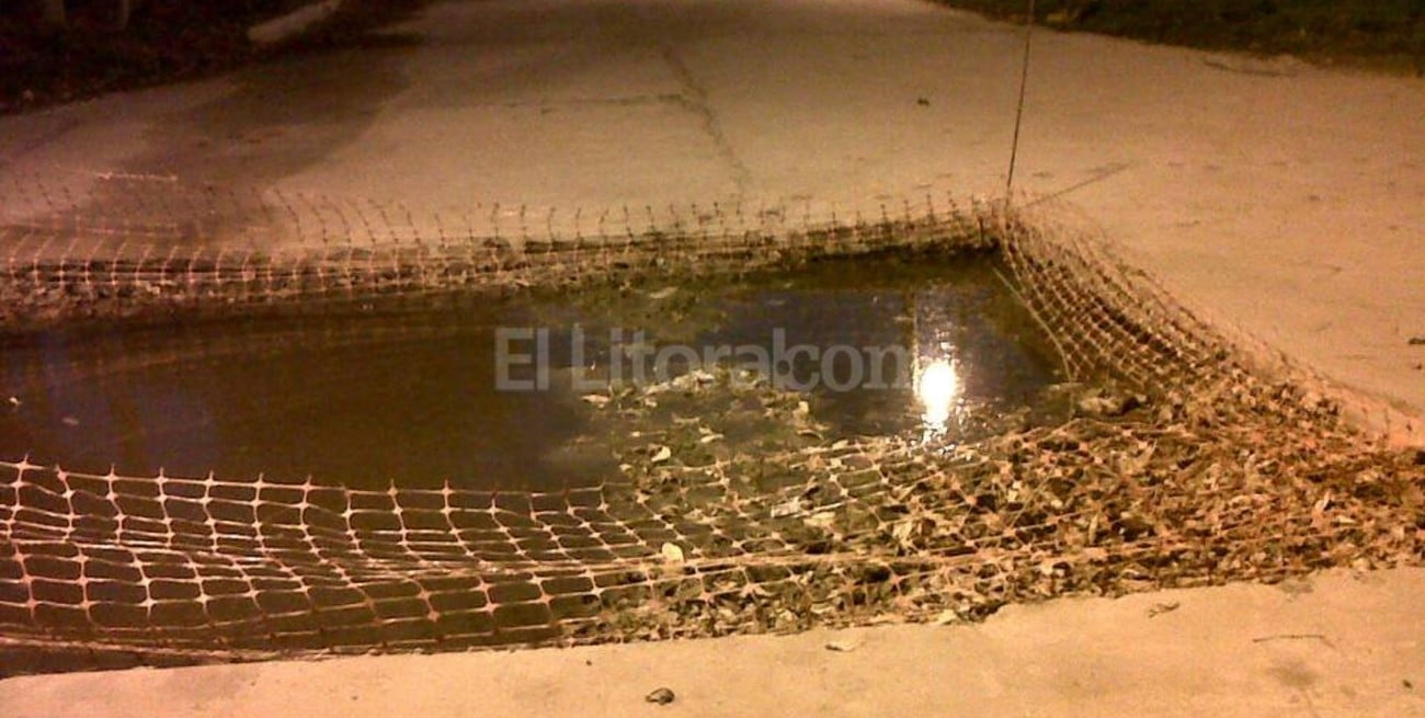 Súper bache en Patricio Cullen al 8100