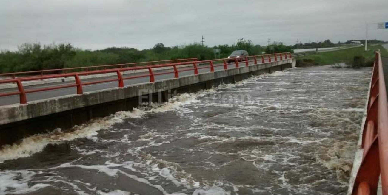 Mapa: rutas complicadas por las lluvias en Santa Fe