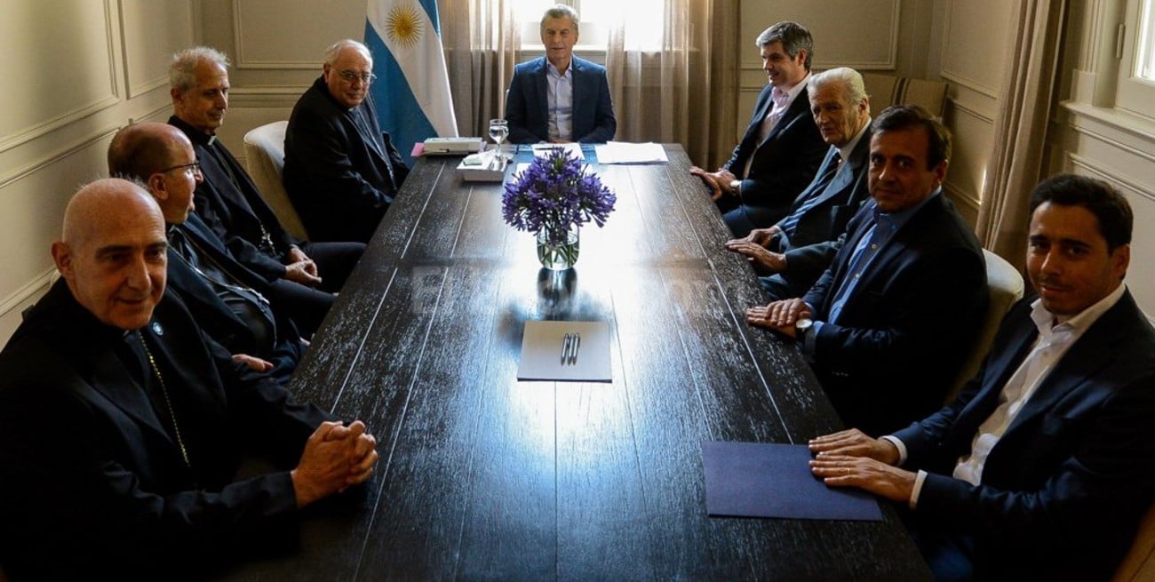 Macri se reunió con el Episcopado