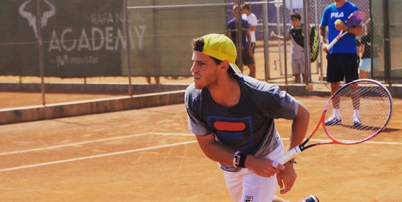 Schwartzman se entrenó en la academia de Rafael Nadal