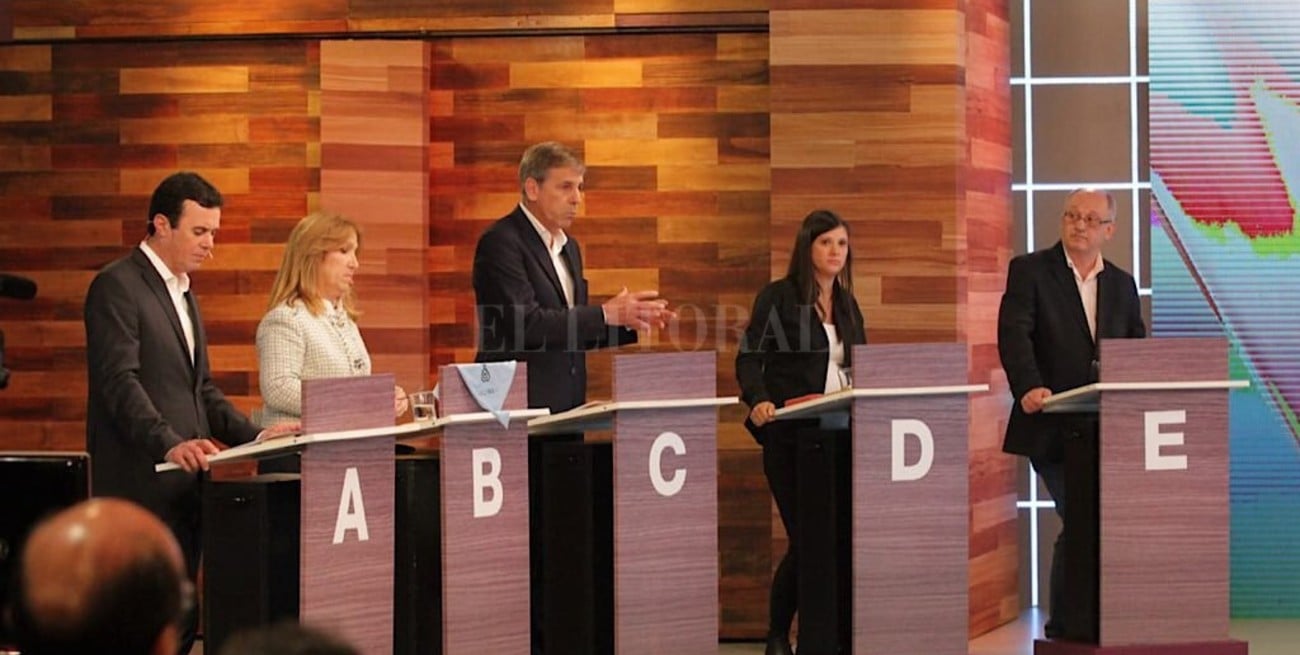 Los candidatos a la intendencia debatieron y se sacaron chispas