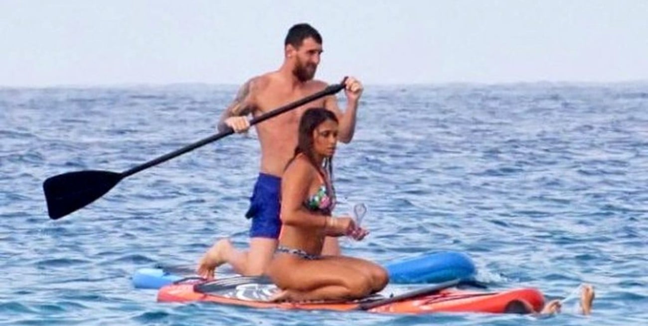 Las vacaciones de Messi en familia