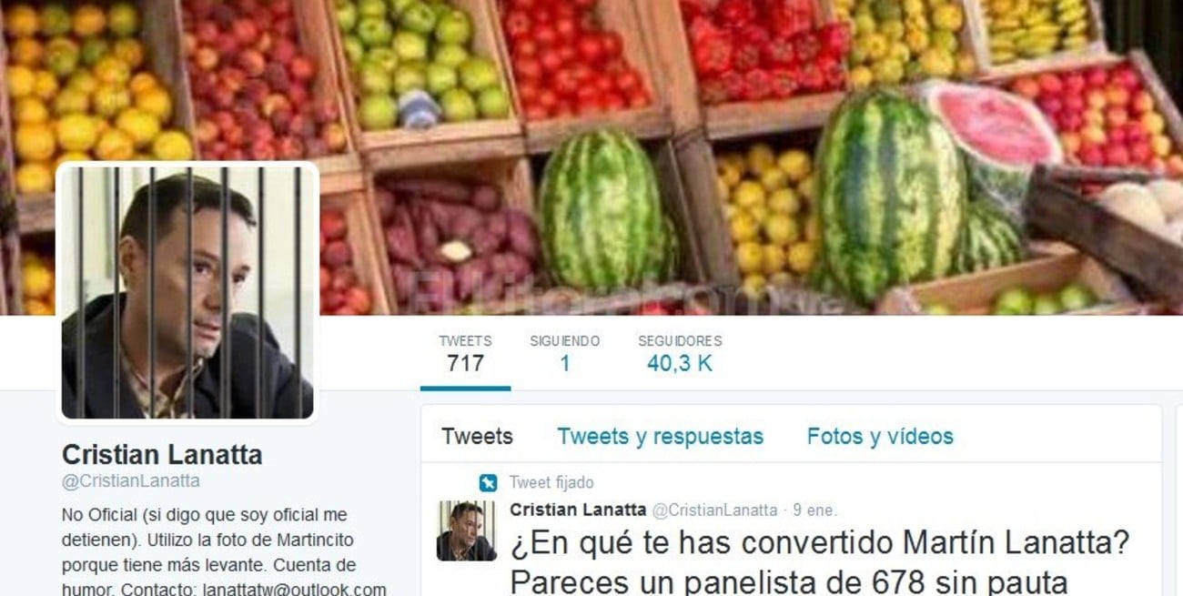 El falso Cristian Lanatta,  furor en Twitter: "Quise desdramatizar la realidad"