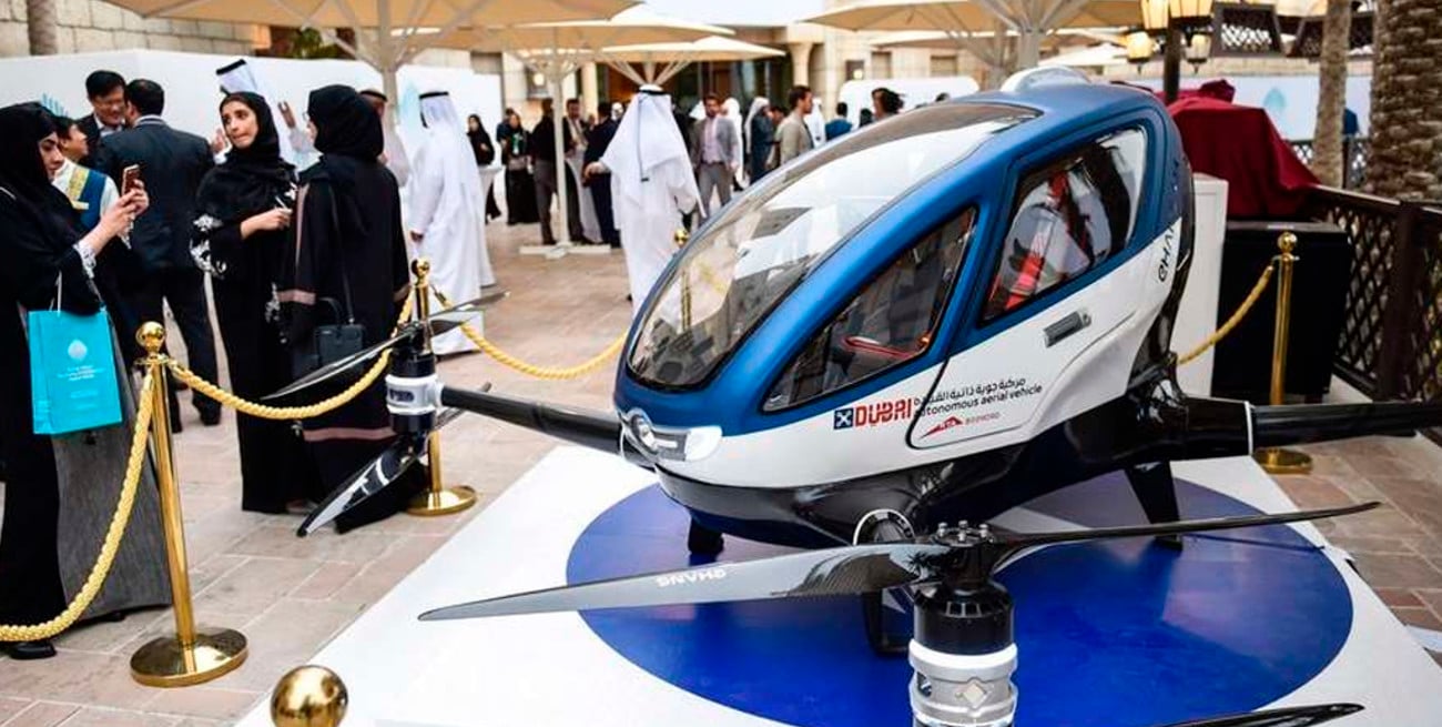 Dubai comenzará a a usar drones para transportar pasajeros