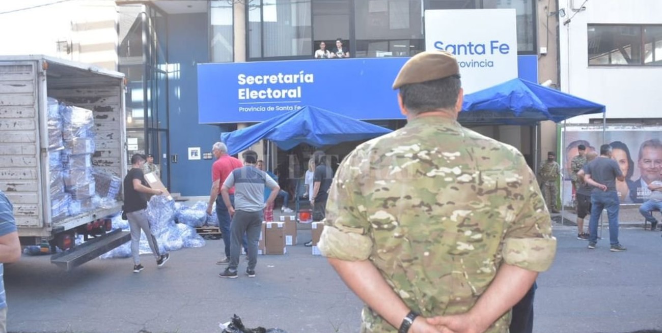 Un lesionado en la Secretaría Electoral