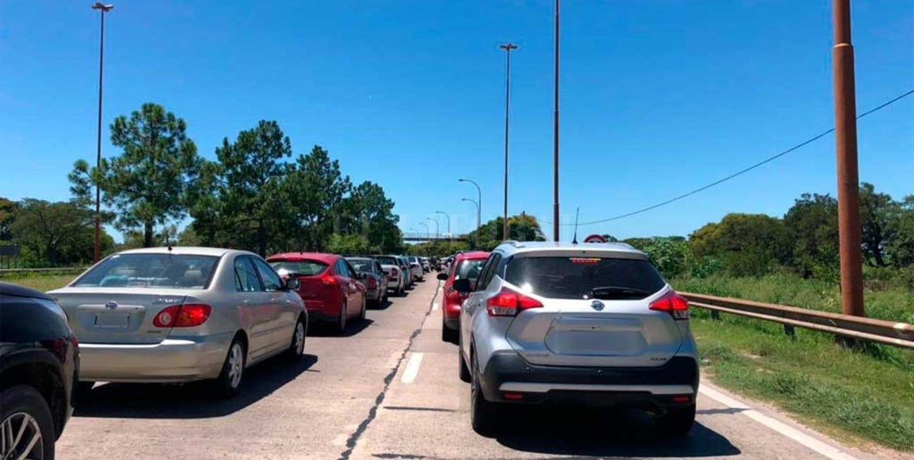 Choque, demoras y caos en la Ruta Nacional 168