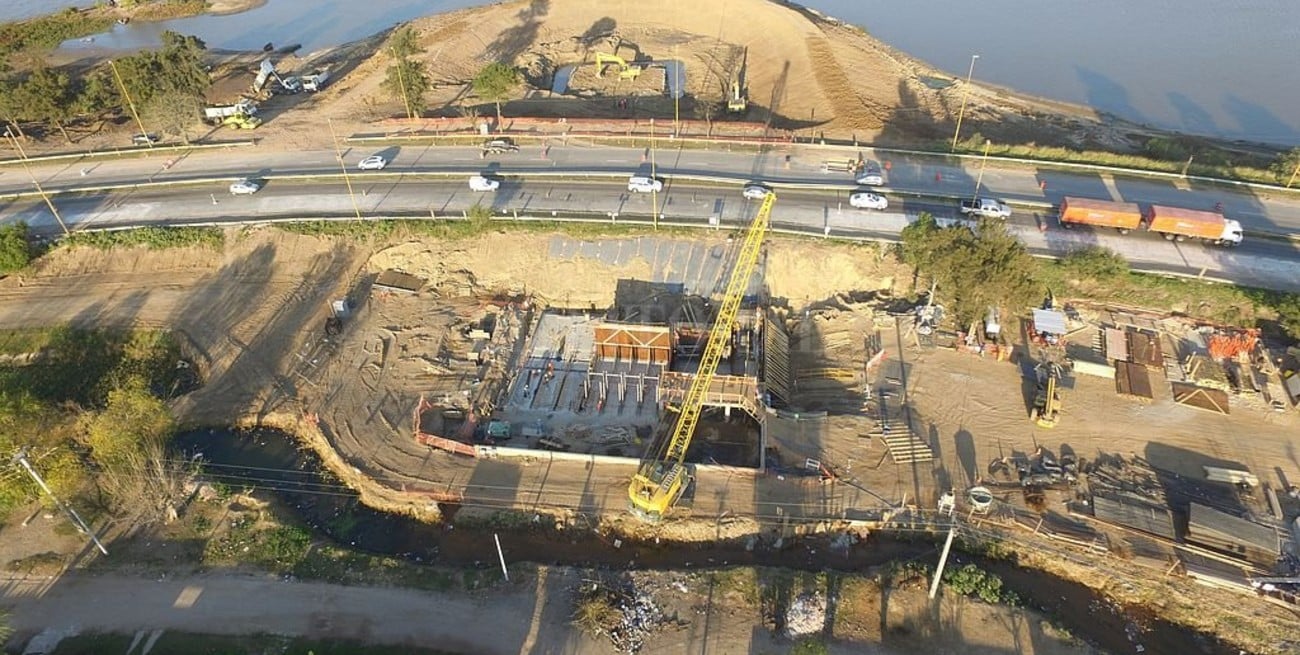 Estación de Bombeo 0: se realizó más del 60% de una obra central