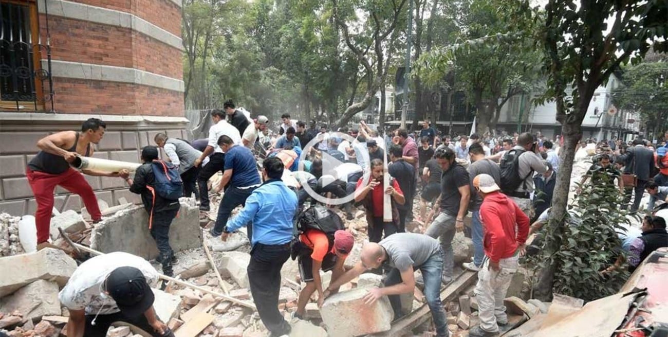 Video: otro fuerte terremoto sacude a México