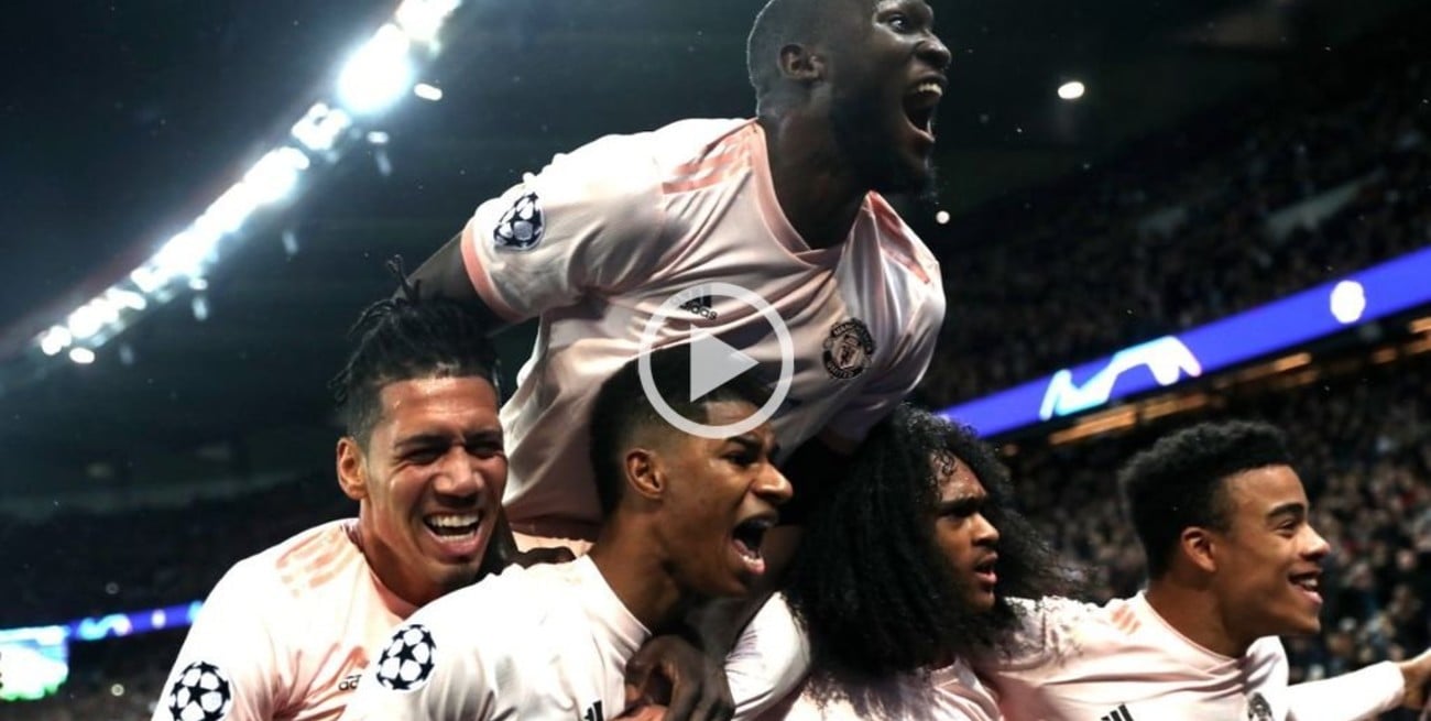 Manchester United eliminó al PSG de manera agónica y se metió en cuartos