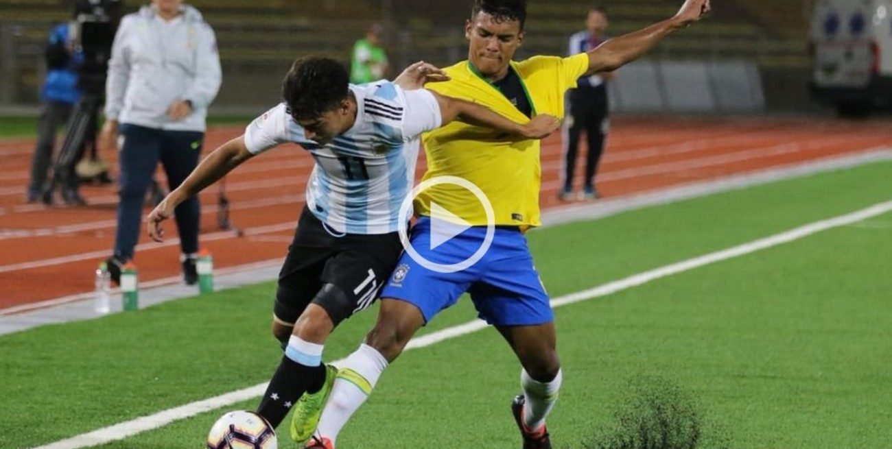 Sub 17: Argentina goleó a Brasil y clasificó milagrosamente al hexagonal final