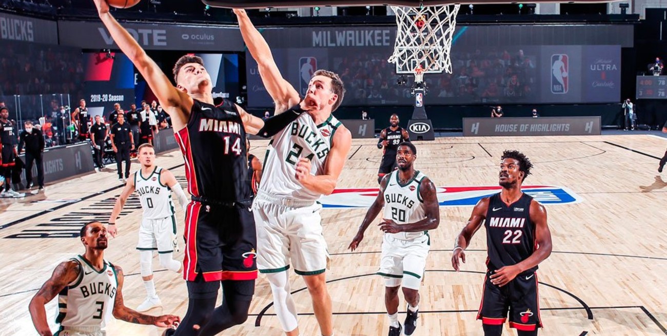 Miami Heat ganó y se adelanta en la semfinal ante Milwaukee