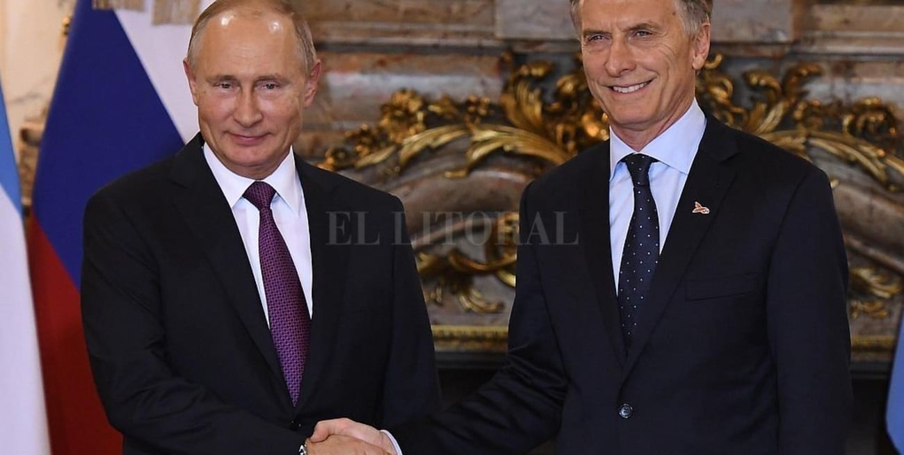 Macri recibió a Putin en Casa Rosada