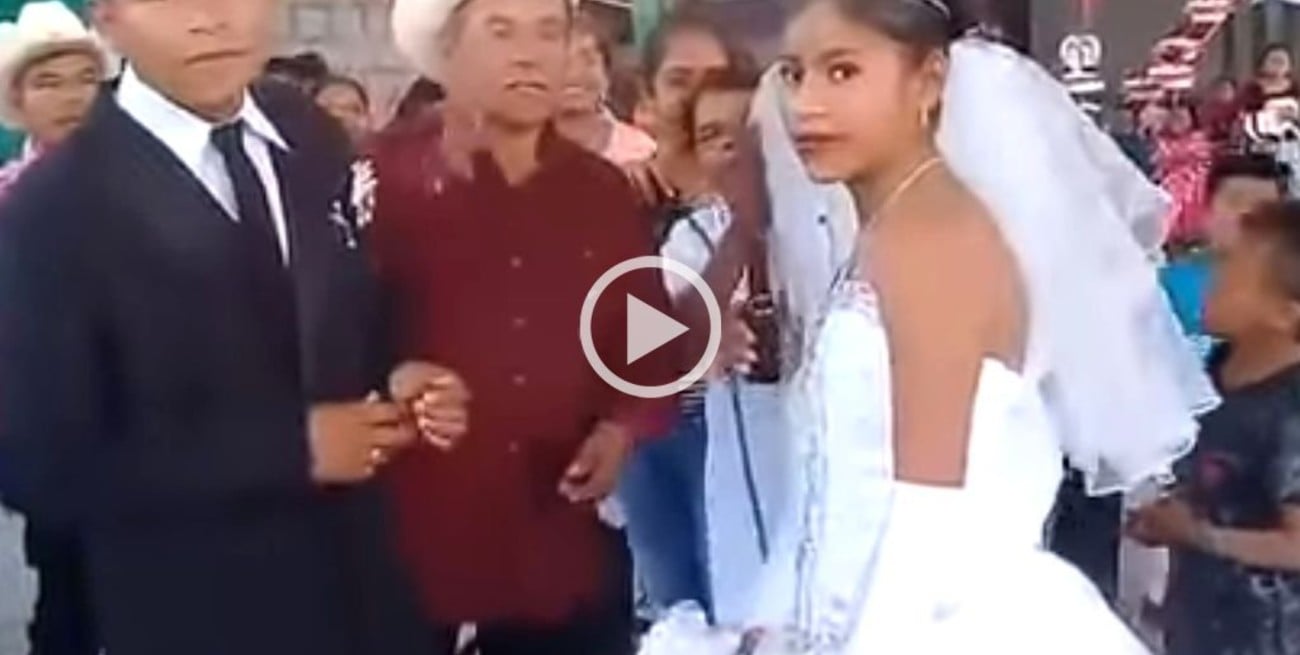 Todo fue tristeza para esta novia en su casamiento