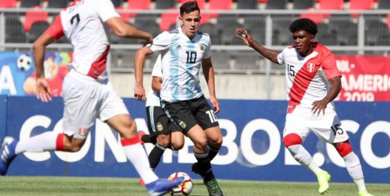 Sub 20: Argentina le ganó a Perú y clasificó al hexagonal final