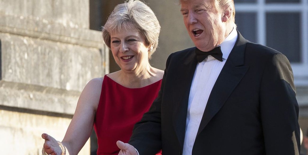 May: Trump me aconsejó que "demandara" a la Unión Europea por el "Brexit" 