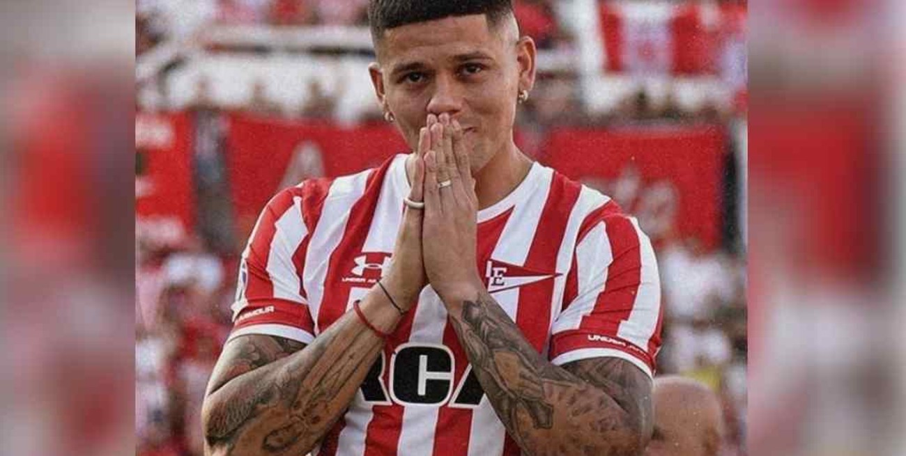 Marcos Rojo se despidió de Estudiantes de la Plata 