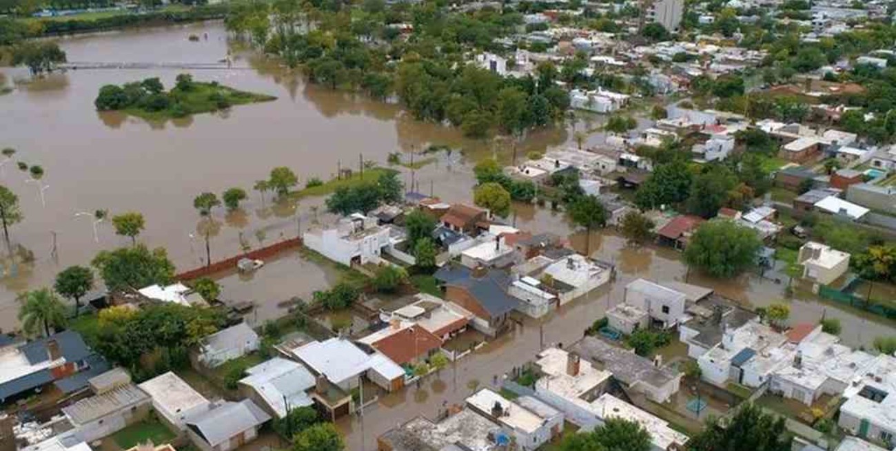 Tras el fuerte temporal, aún hay 15 familias evacuadas en Marcos Juárez