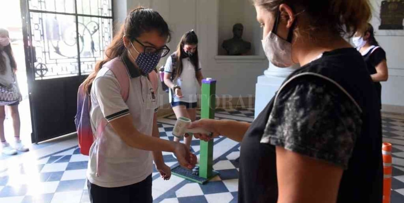 Hay ocho burbujas de aislamiento en escuelas de Rafaela y la región