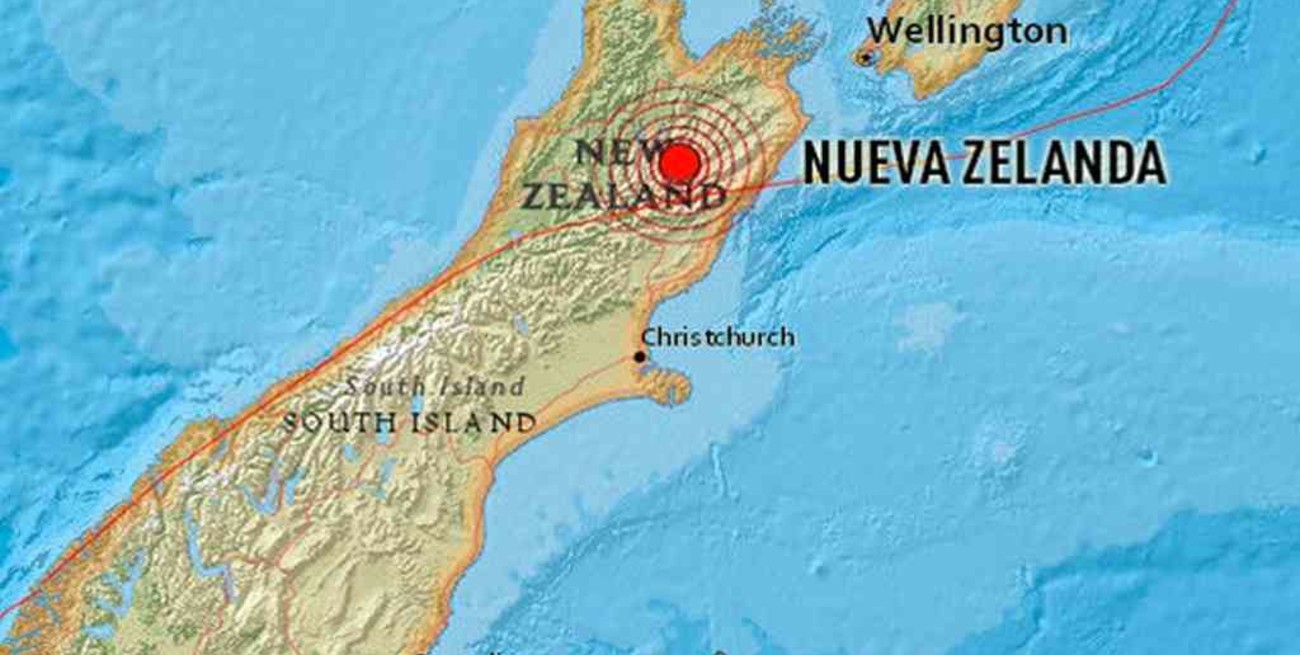 Un terremoto de magnitud 6,3 sacudió Nueva Zelanda