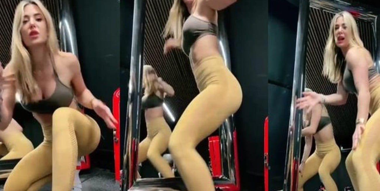 Jésica Cirio grabó un TikTok con un tema de L-Gante