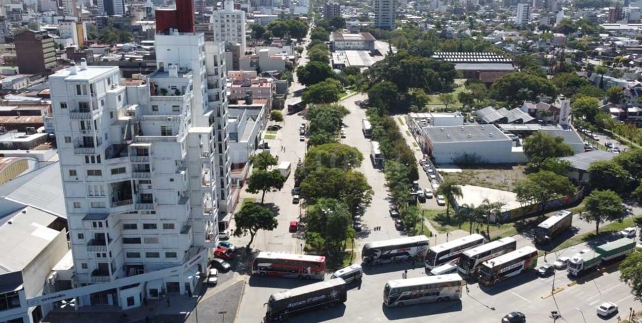 Desde el drone de El Litoral: así se ve el bloqueo de transportistas en Santa Fe