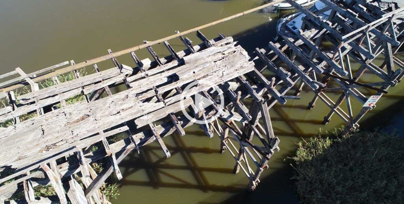 El puente "Palito" un símbolo abandonado que los vecinos de Alto Verde quieren recuperar