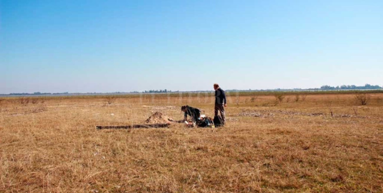 ¿Dónde se produjo el hallazgo de piezas arqueológicas en la Laguna Setúbal?