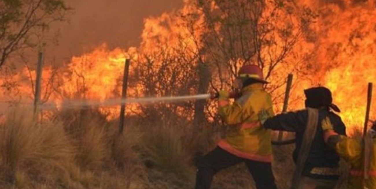 Se registraron incendios en dos localidades de la provincia de San Luis