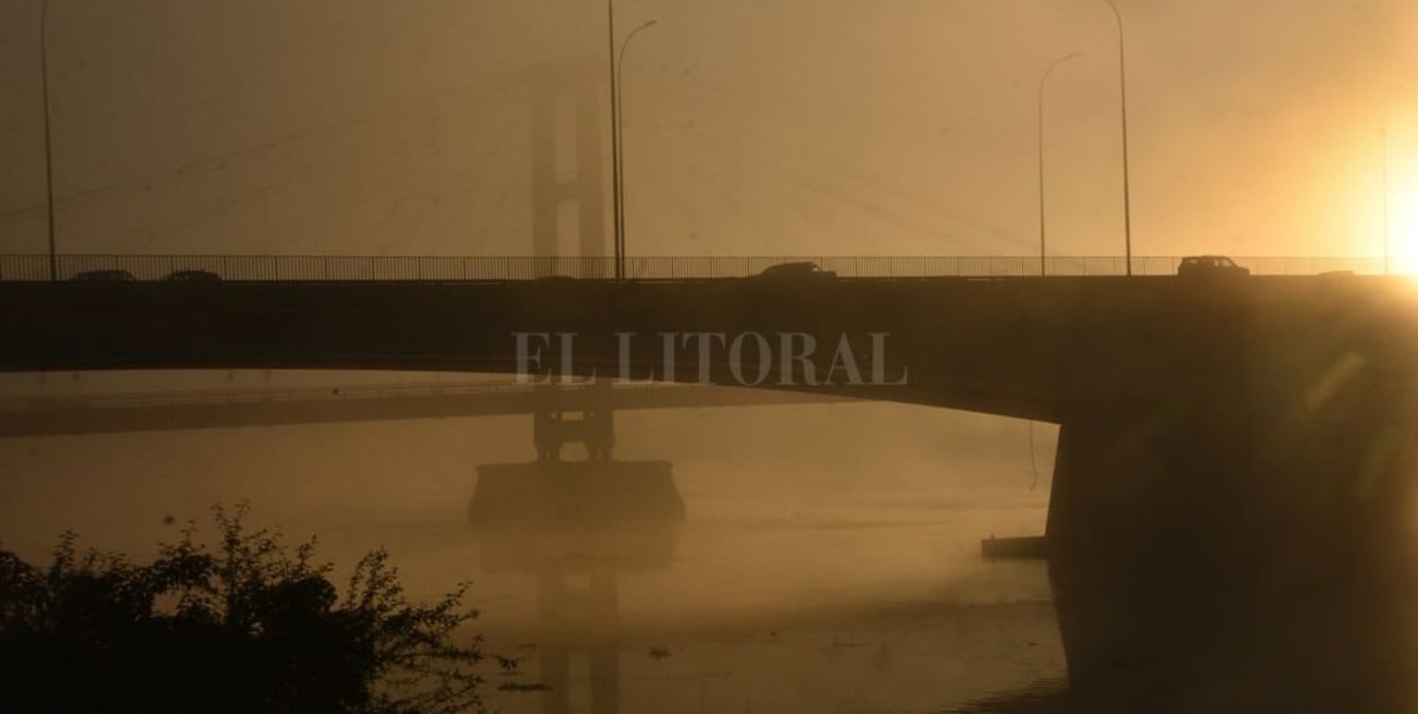 ¿Y el agua? La niebla ocultó la Setúbal en Santa Fe