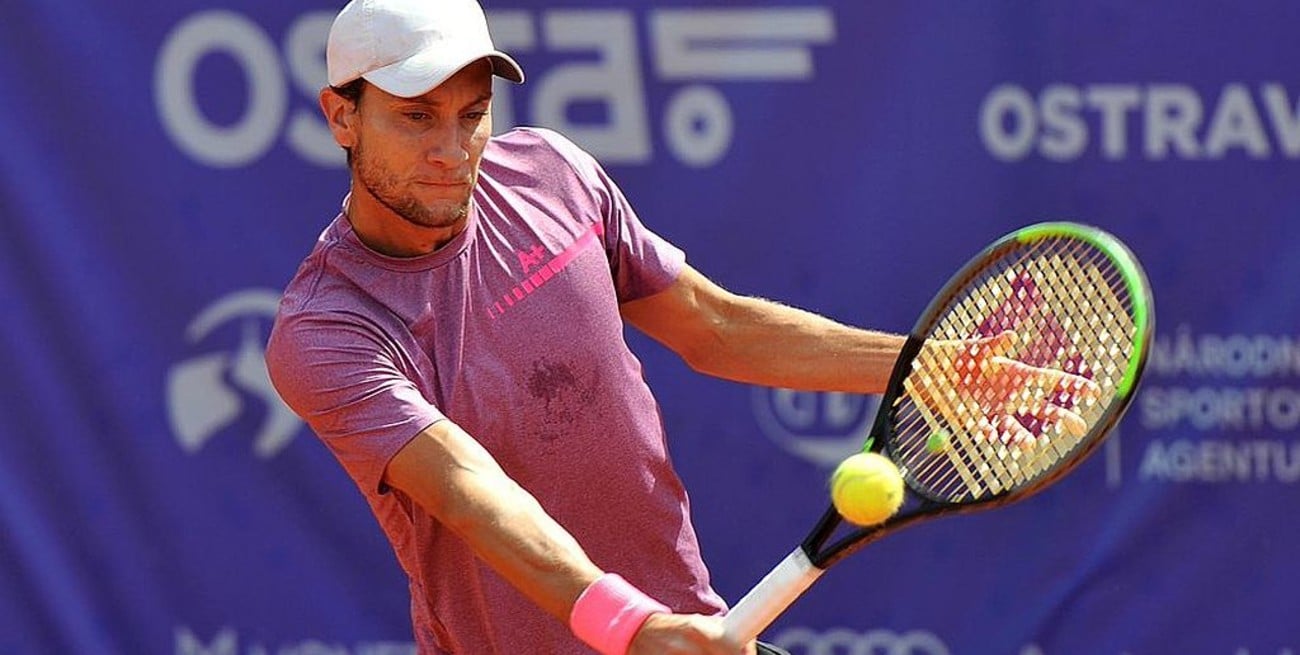 El rosarino Renzo Olivo fue eliminado en los octavos de final del Challenger de Praga