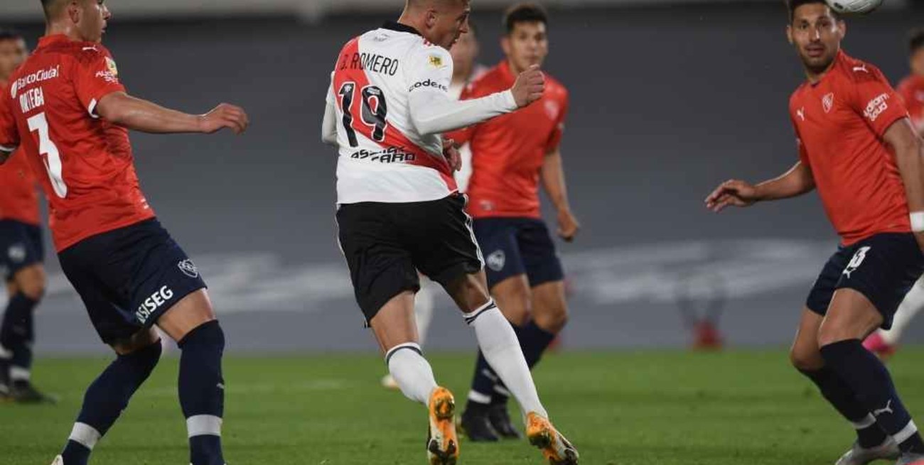 Independiente y River empataron 1 a 1 en el Monumental