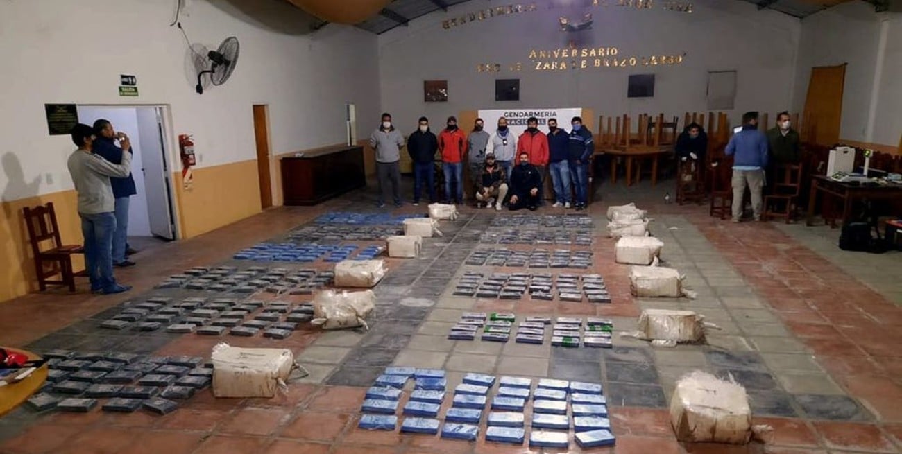 Decomisaron 382 kilos de cocaína en el Gran Rosario