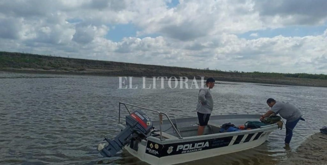 Desapareció un joven en aguas del río Salado