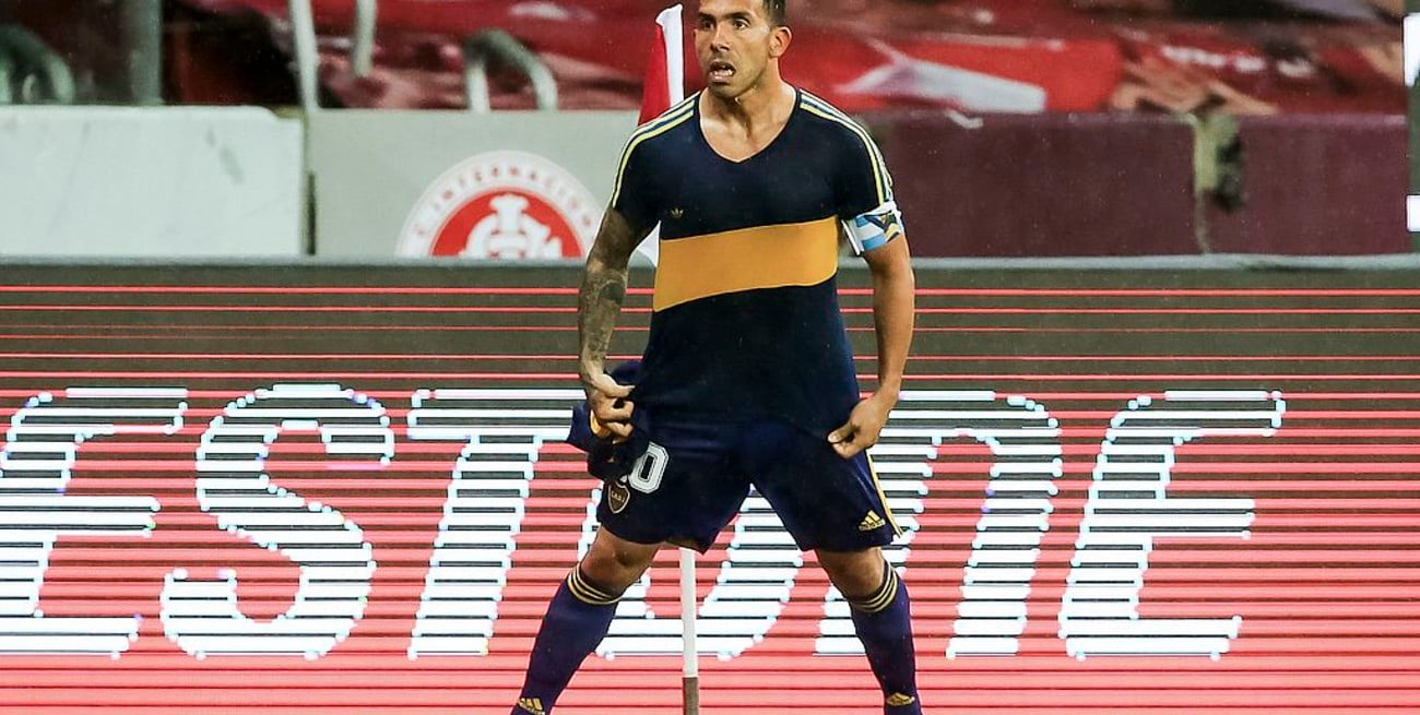 Con gol de Tevez, Boca venció a Inter de Porto Alegre en Brasil por la ida de los octavos de final