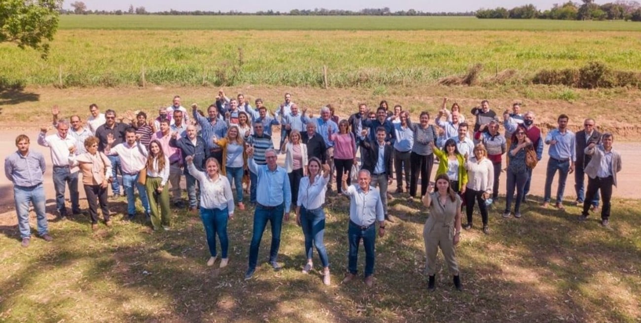 La cúpula de Juntos por el Cambio viene a respaldar la lista en Santa Fe