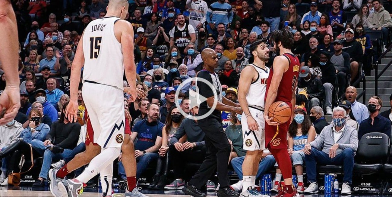 Video: Campazzo y Ricky Rubio protagonizaron un tenso careo 