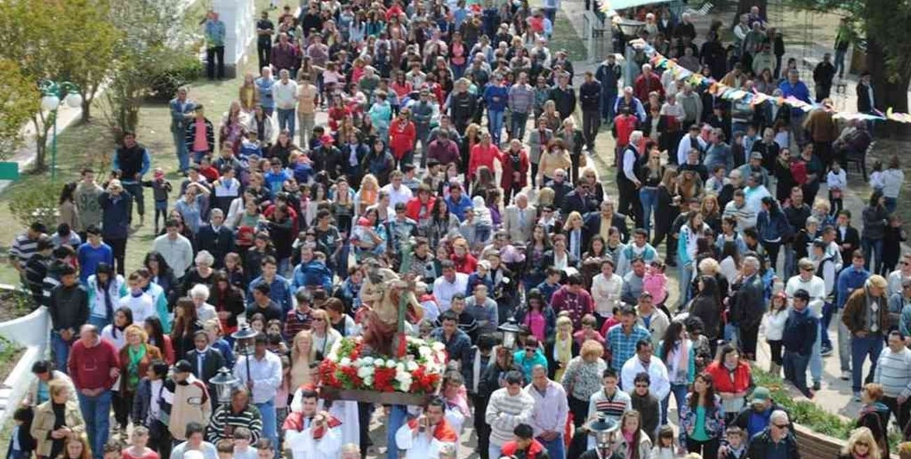 San Jerónimo del Sauce celebra este jueves sus fiestas patronales