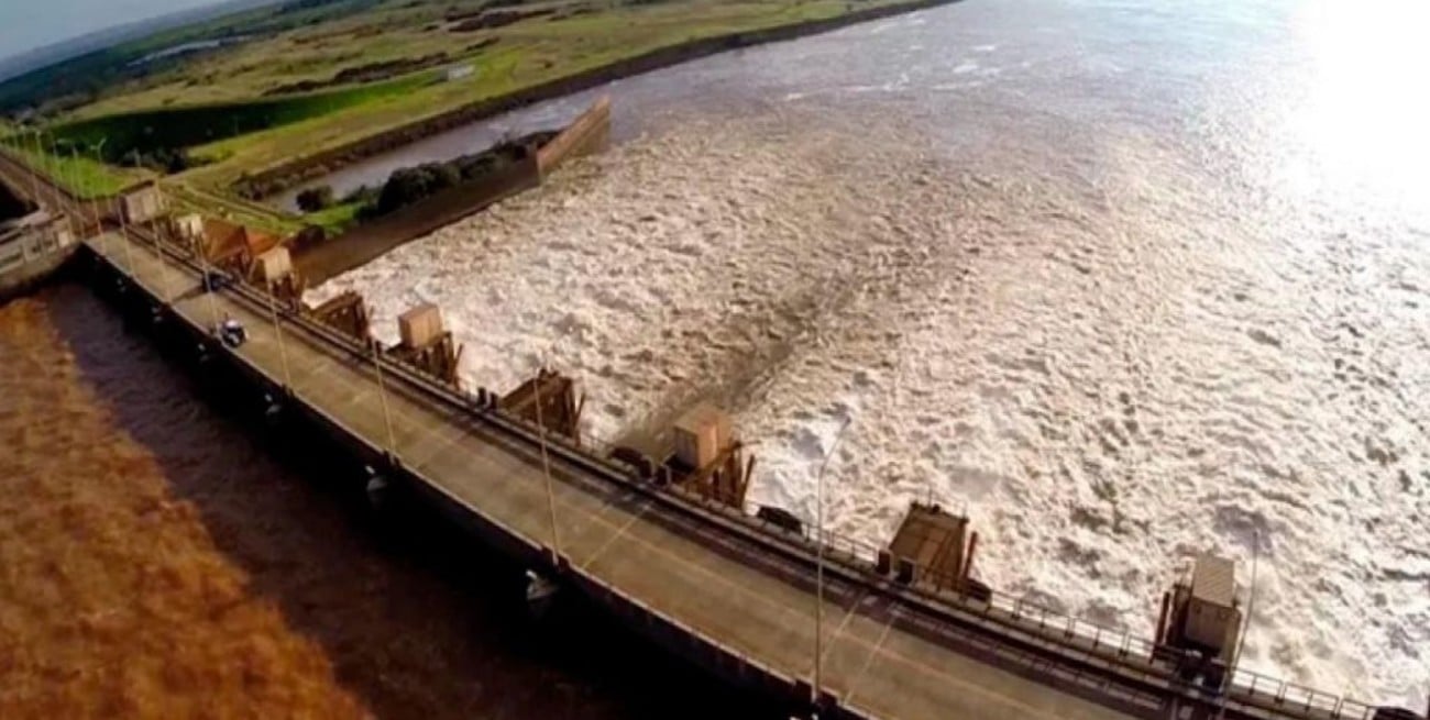 Yacyretá generó menos energía que el año pasado por la bajante del río Paraná