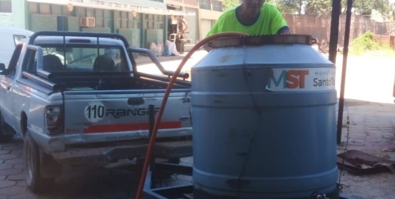 Santo Tomé sumó un tanque de agua potable tras los problemas de abastecimiento