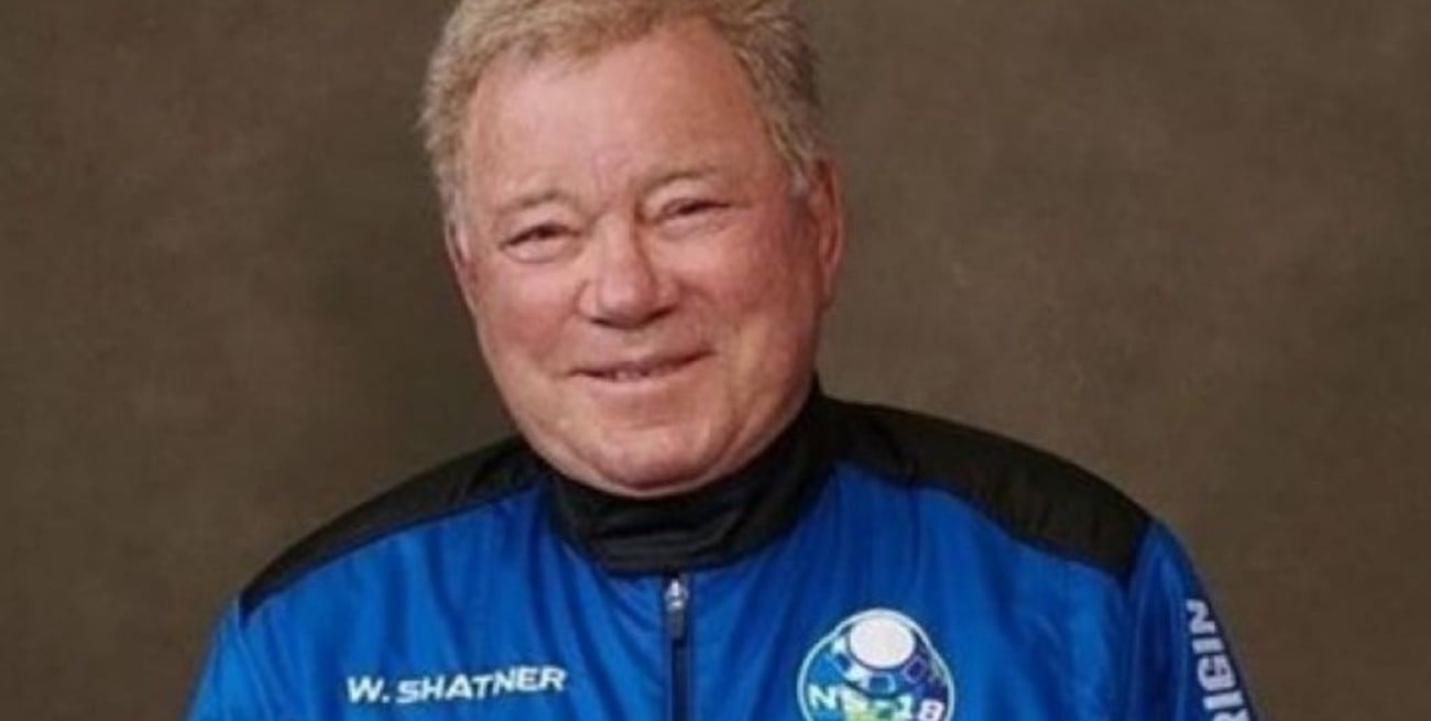 Transmiten el viaje al espacio de William Shatner, el capitán Kirk de Star Trek