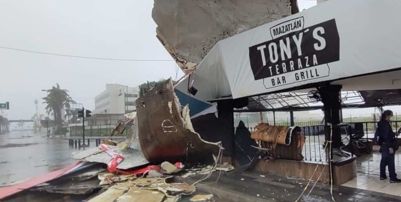 La tormenta tropical "Pamela" llegó como huracán a la costa de México