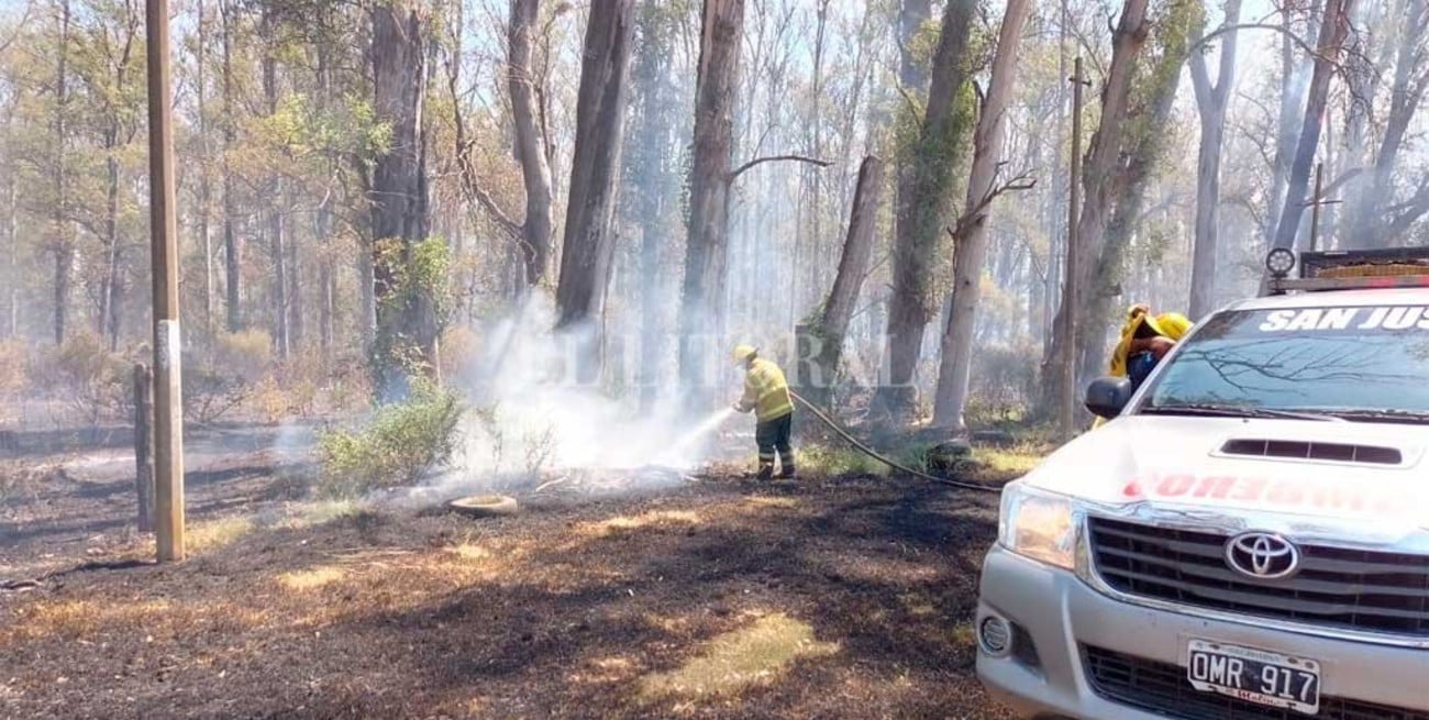 Refuerzan controles para evitar nuevos incendios intencionales en el bosque de Laguna Paiva